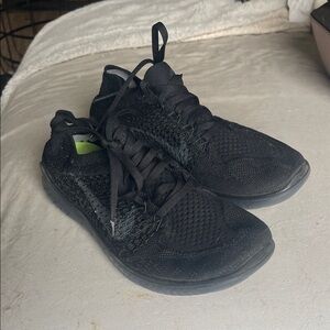 Nike Black Knit Athletic Shoes